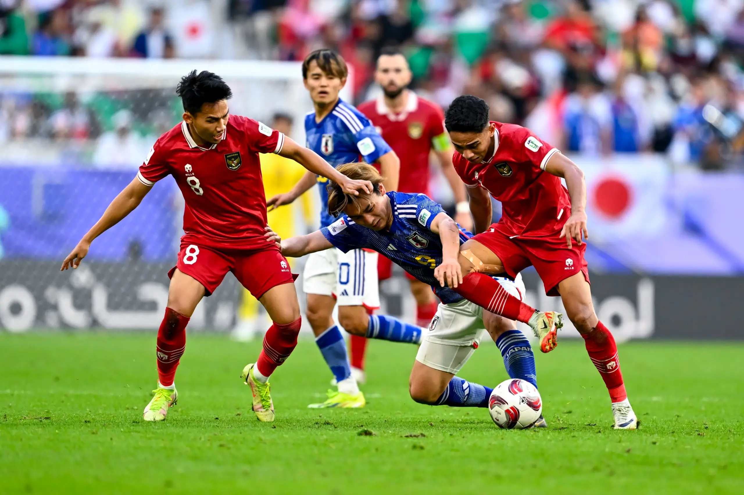 Timnas Indonesia terancam tersingkir dari Piala Asia 2023 setelah menelan kekalahan dari Timnas Jepang. Foto: Istimewa