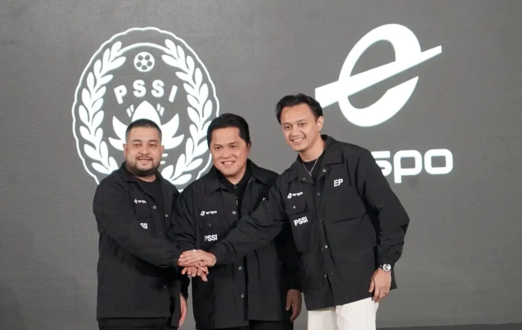 PSSI bekerja sama dengan Erigo yang akan menjadi sponsor apparel. Foto: PSSI