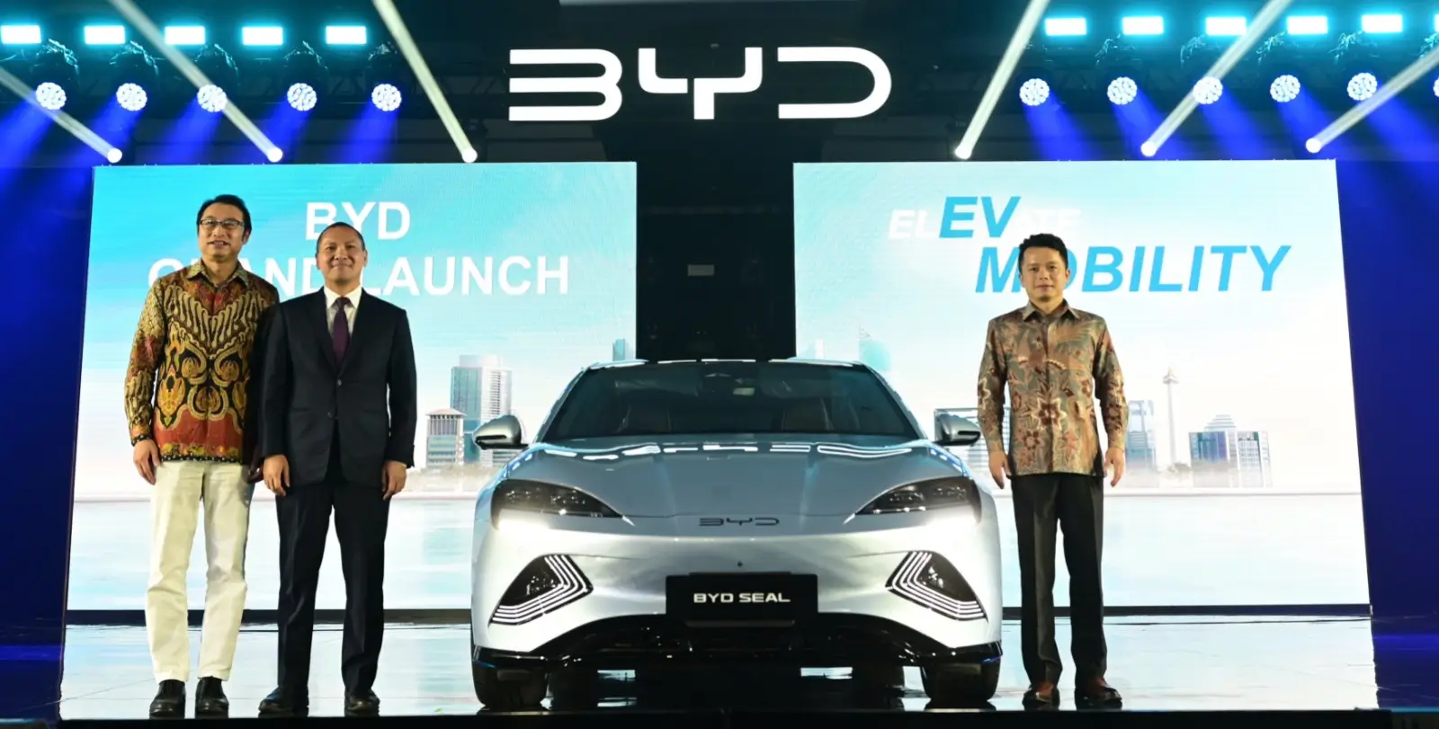 Grand launch mobil penumpang BYD di Indonesia. (Foto: Istimewa)