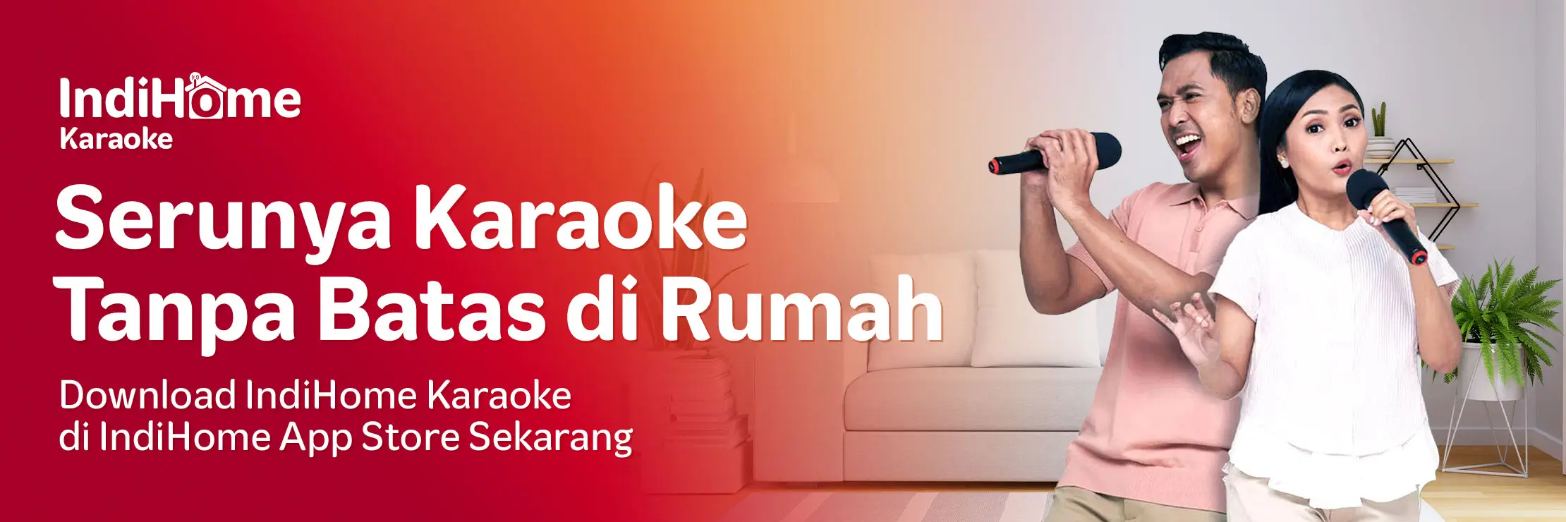 Keseruan Hiburan di Rumah  Telkomsel Luncurkan IndiHome Karaoke