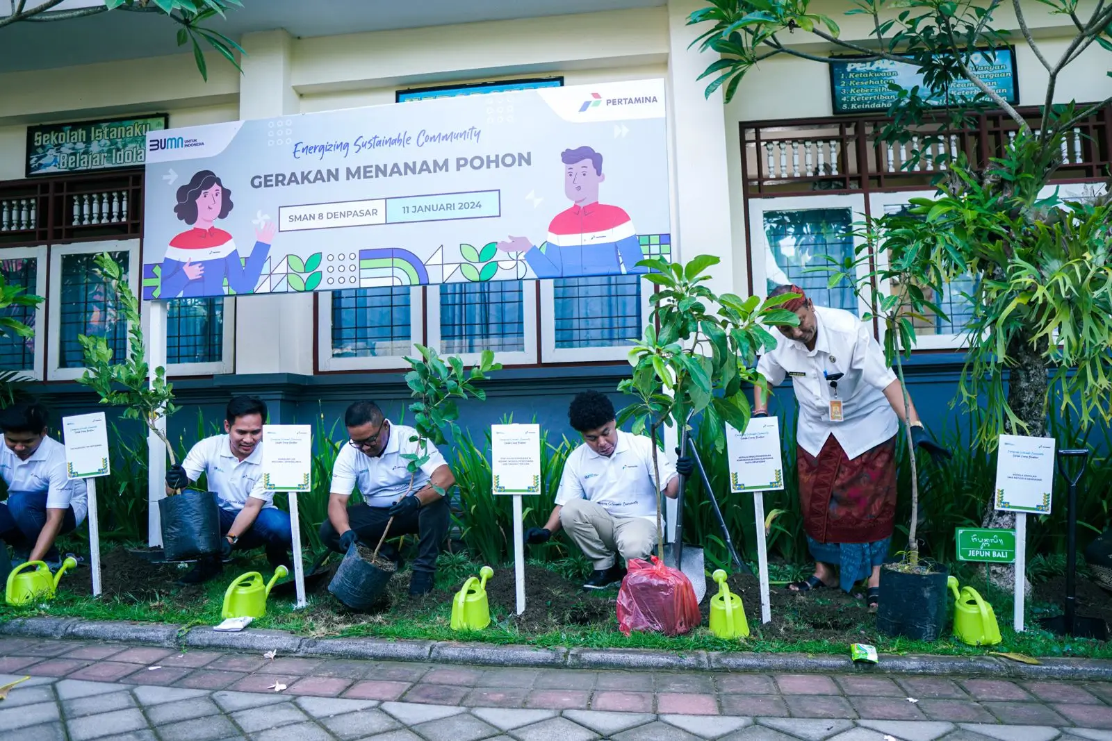 Pertamina Dukung SMA Negeri 8 Denpasar Menjadi Sekolah Energi Berdikari