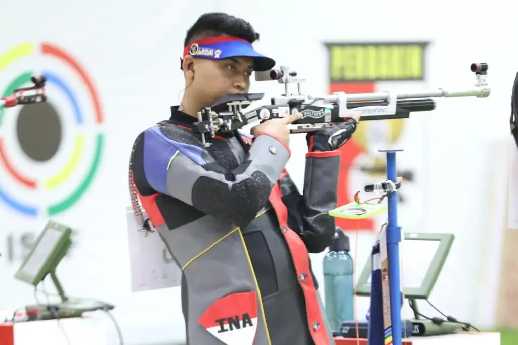 Penembak Indonesia, Fathur Gustafian lolos ke Olimpiade Paris 2024. Foto: NOC Indonesia