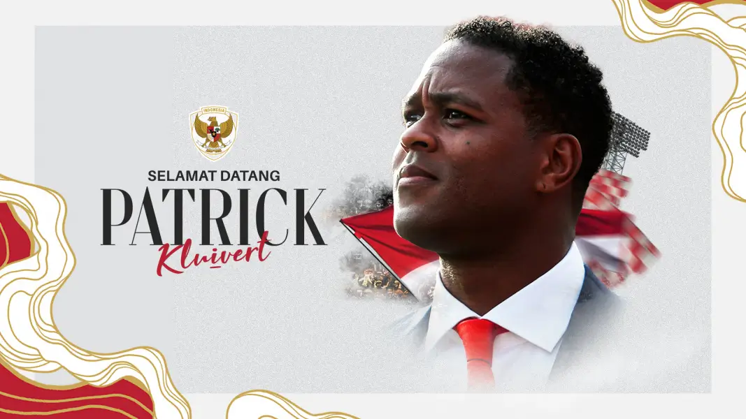 Resmi, PSSI mengumumkan Patrick Kluivert sebagai pelatih Timnas Indonesia. Foto PSSI.