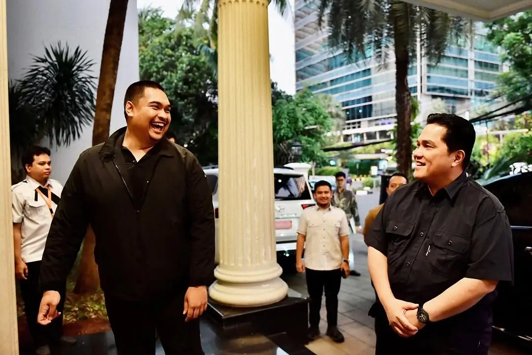 Erick Thohir Temui Menpora  Bahas Olahraga  Sepak Bola  dan Timnas Indonesia