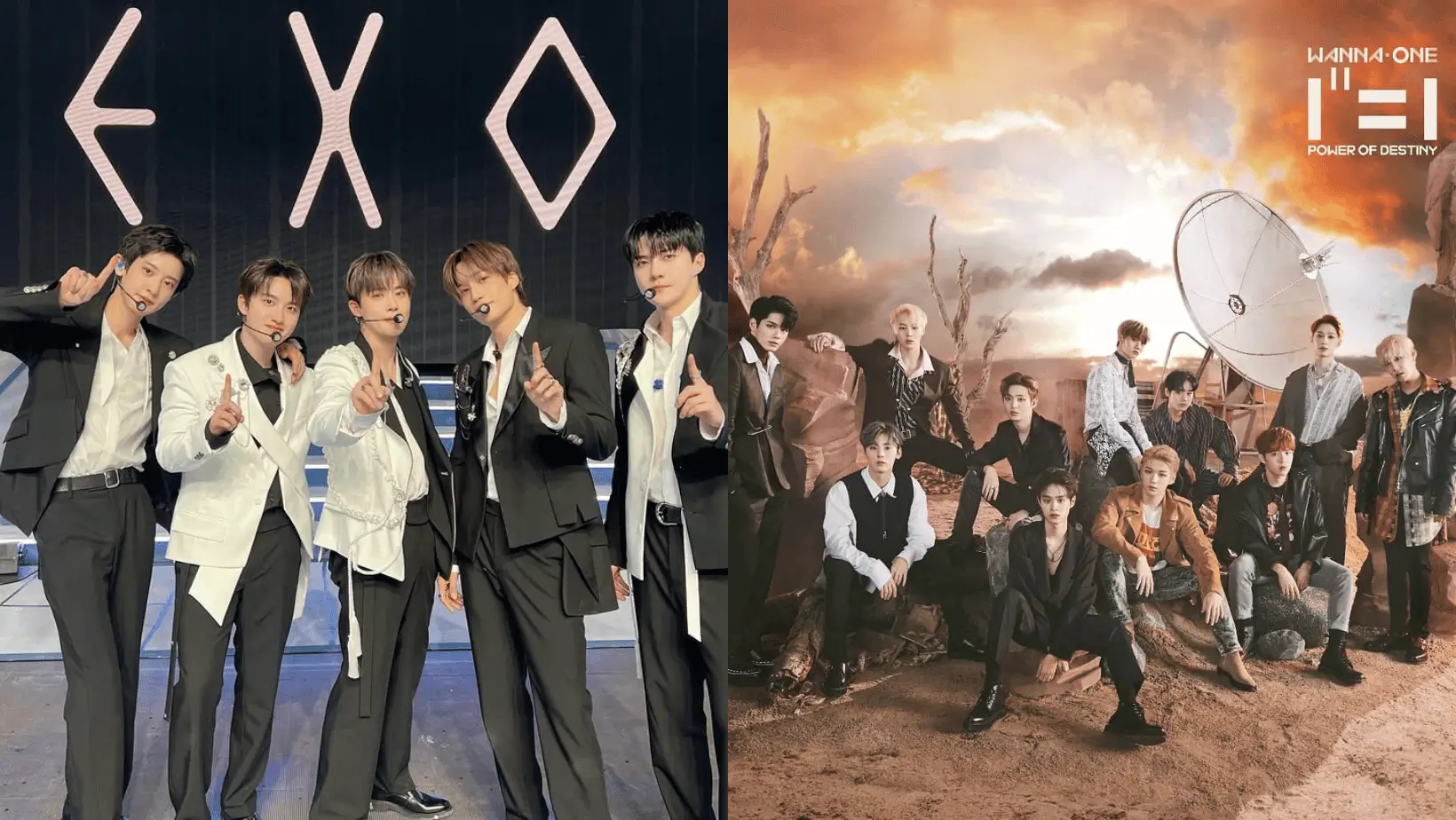 EXO & Wanna One (Foto: instagram.com/weareone.exo & wannaone.official)