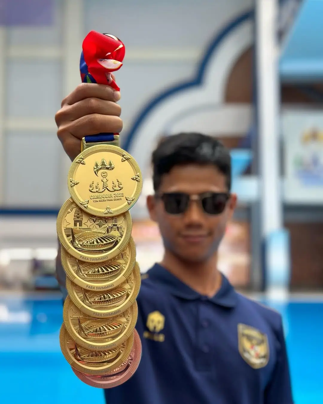 Jendi Pangabean Atlet Para Renang Peraih 7 Medali Emas di ASEAN Para Games 2025