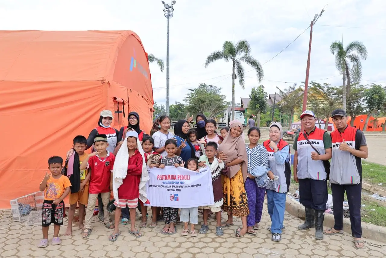 Air Bersih dan Posko Medis Pertamina Jadi Harapan Penyintas Bencana Aceh Tamiang