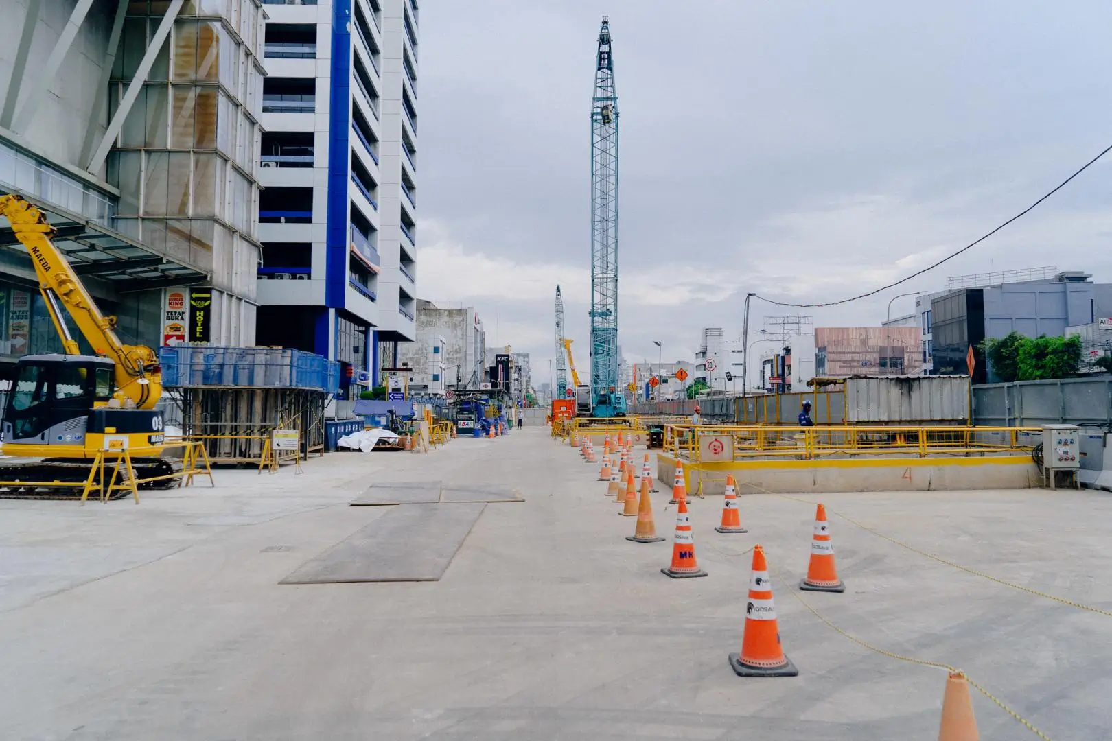 Foto: Pekerjaan MRT Fase 2A (dok. PT MRT Jakarta)