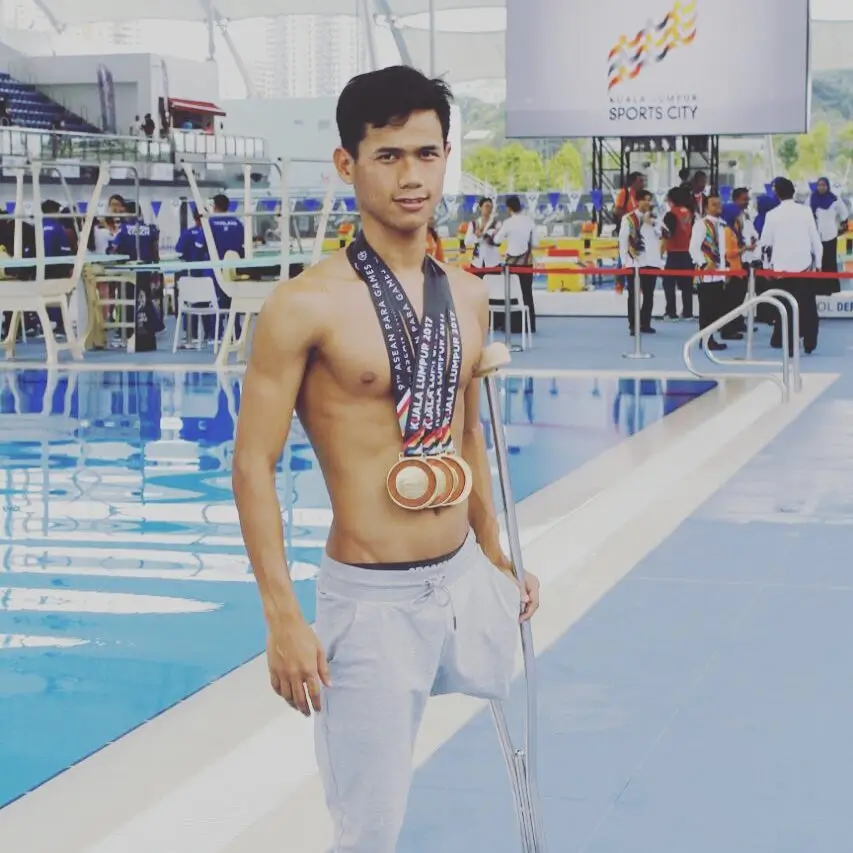 Jendi Pangabean Atlet Para Renang Peraih 7 Medali Emas di ASEAN Para Games 2025