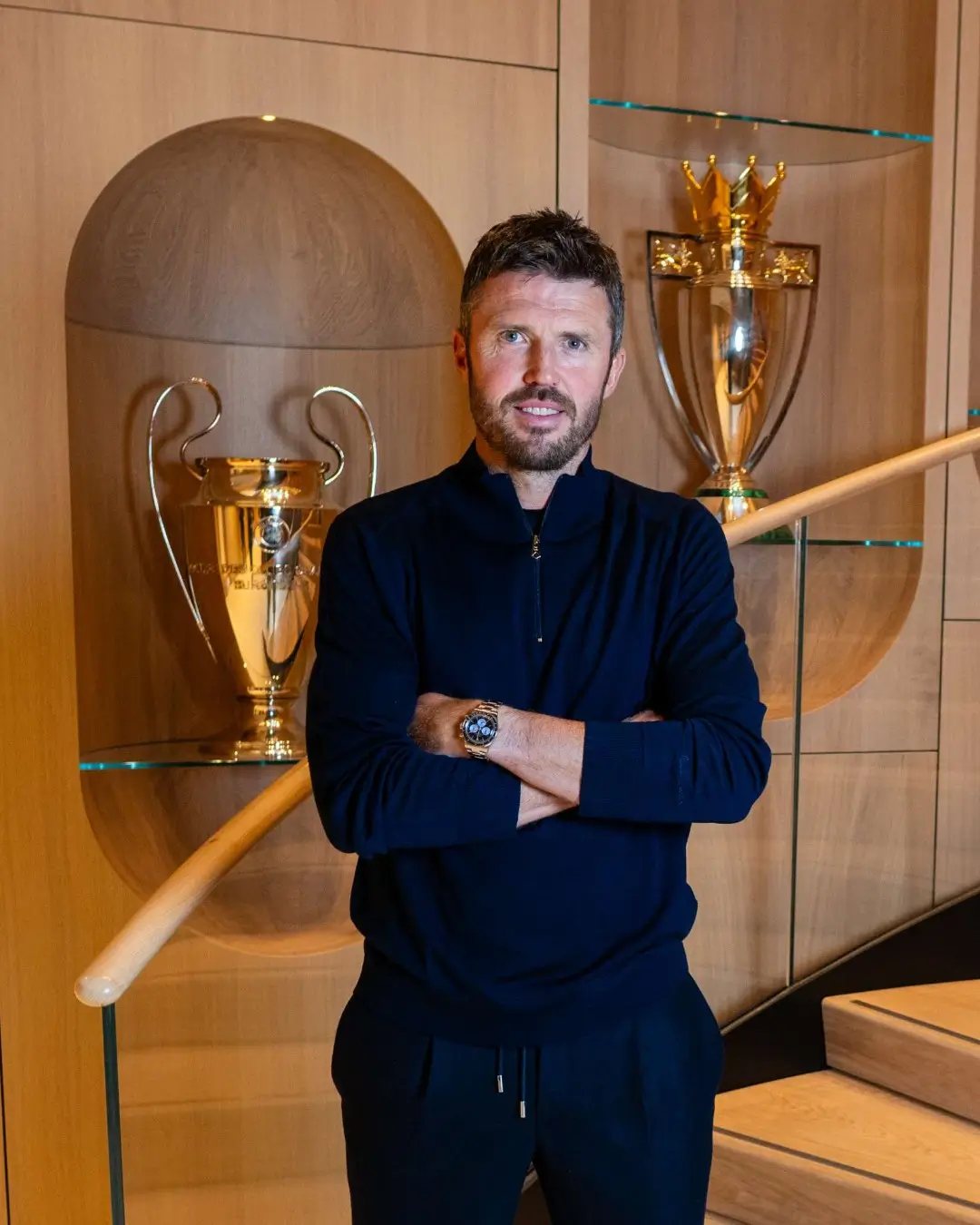 Michael Carrick pernah lama membela Manchester United. Foto Instagram Manchester United.