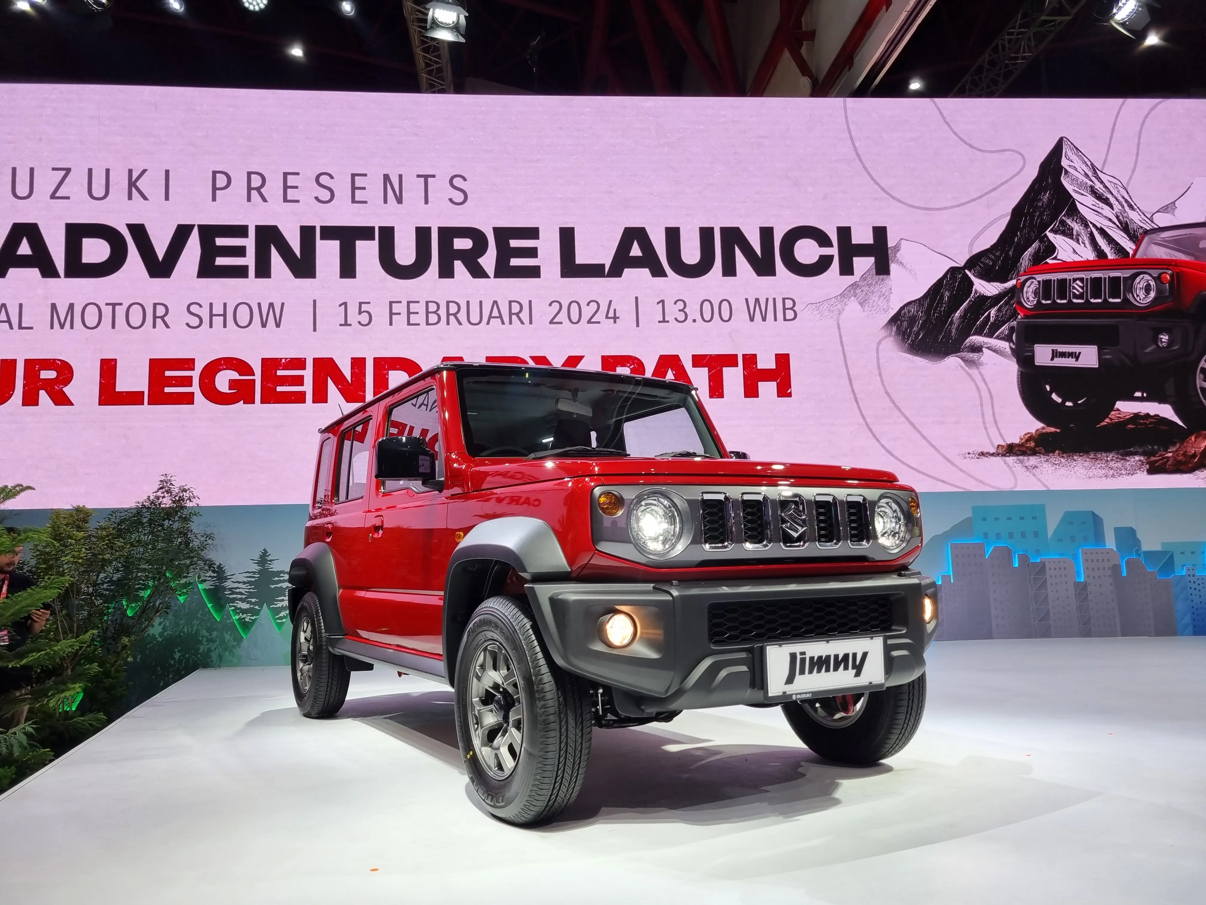 Suzuki Jimny 5 pintu di IIMS 2024. (Foto: ThePhrase.id/Rahma K)