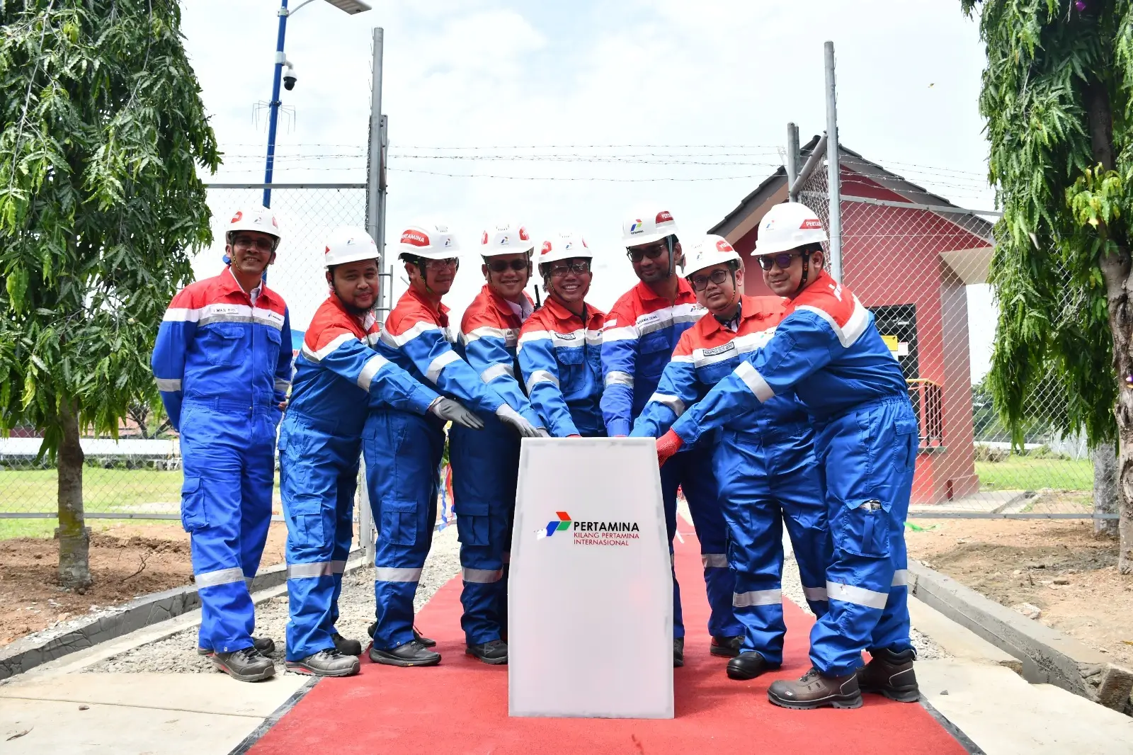 Pertamina Resmikan PLTS Kilang Balongan. (Foto. Dok. Pertamina)