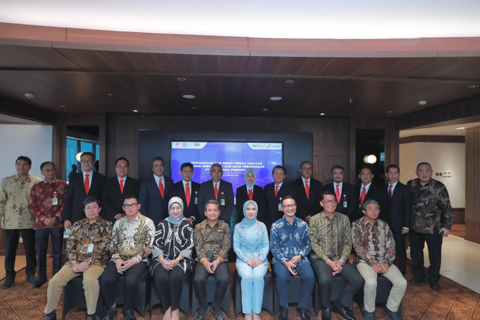 Pertamina umumkan jajaran direksi baru subholding dan anak perusahaan. (Foto: Dok. Pertamina)