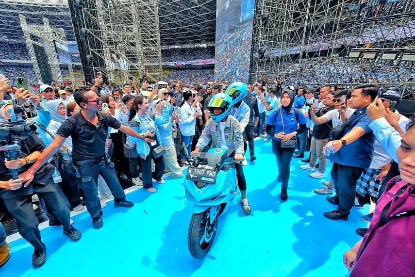 NEU Green  Motor Listrik Sport yang Digunakan Gibran Kampanye Dijual di IIMS 2024