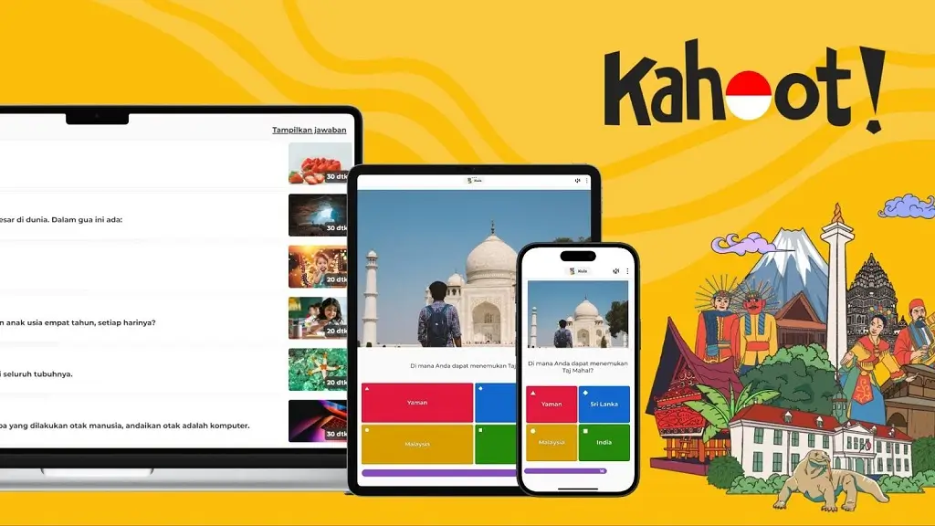 Kahoot! hadir dalam Bahasa Indonesia (Foto: kahoot.com)