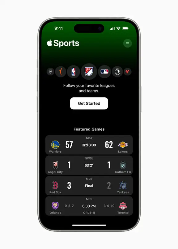 Foto: Apple Sports (dok. Apple)