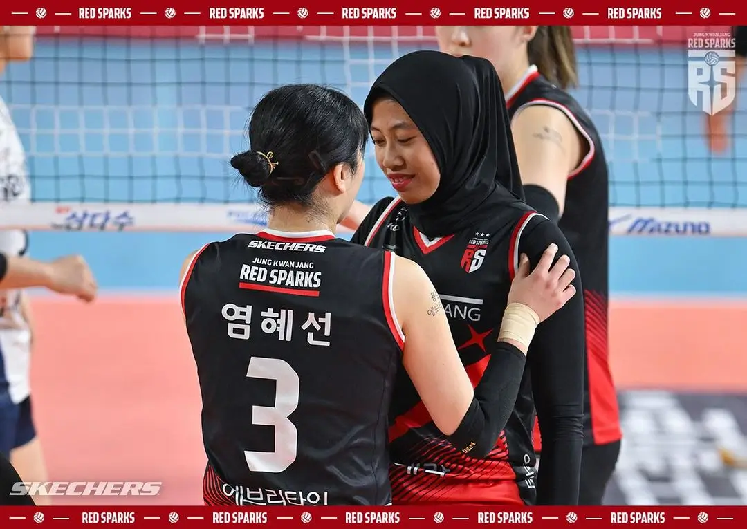 Megawati Hangestri langsung menjelma menjadi bintang di Liga Bola Korea Selatan bersama Daejeon Red Sparks. Foto: Istimewa