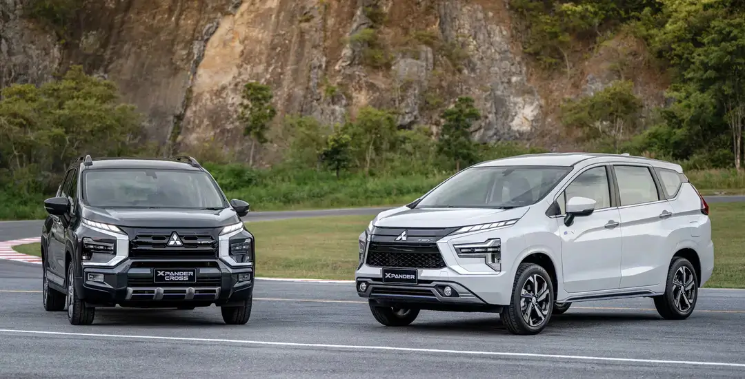 Mitsubishi Xpander dan Xpander Cross Hybrid.(Foto: mitsubishi-motors.co.th)