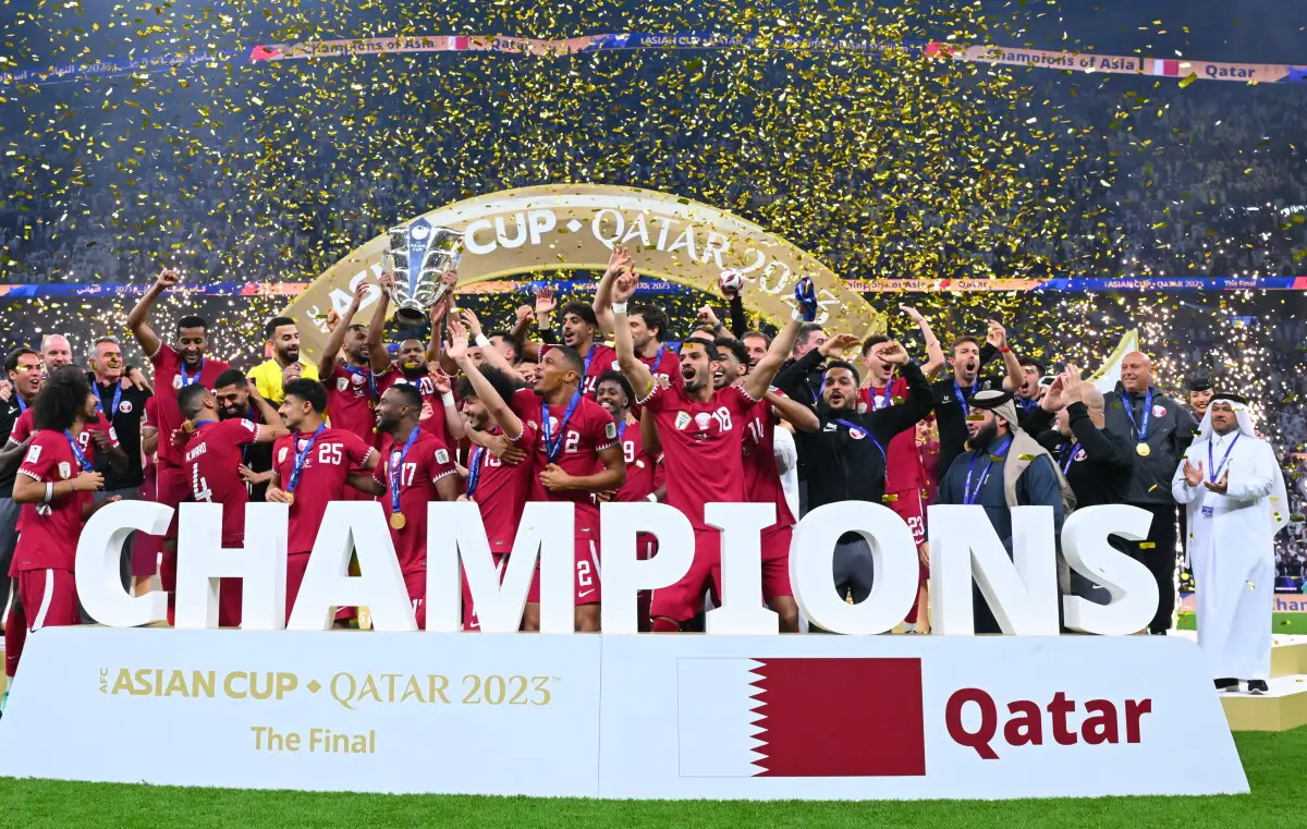 Timnas Qatar juara Piala Asia 2023. (Foto: AFC)