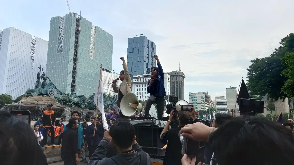 Mensesneg Tanda Tangani Tuntutan Demo Mahasiswa    Indonesia Gelap     Ini Poin poinnya