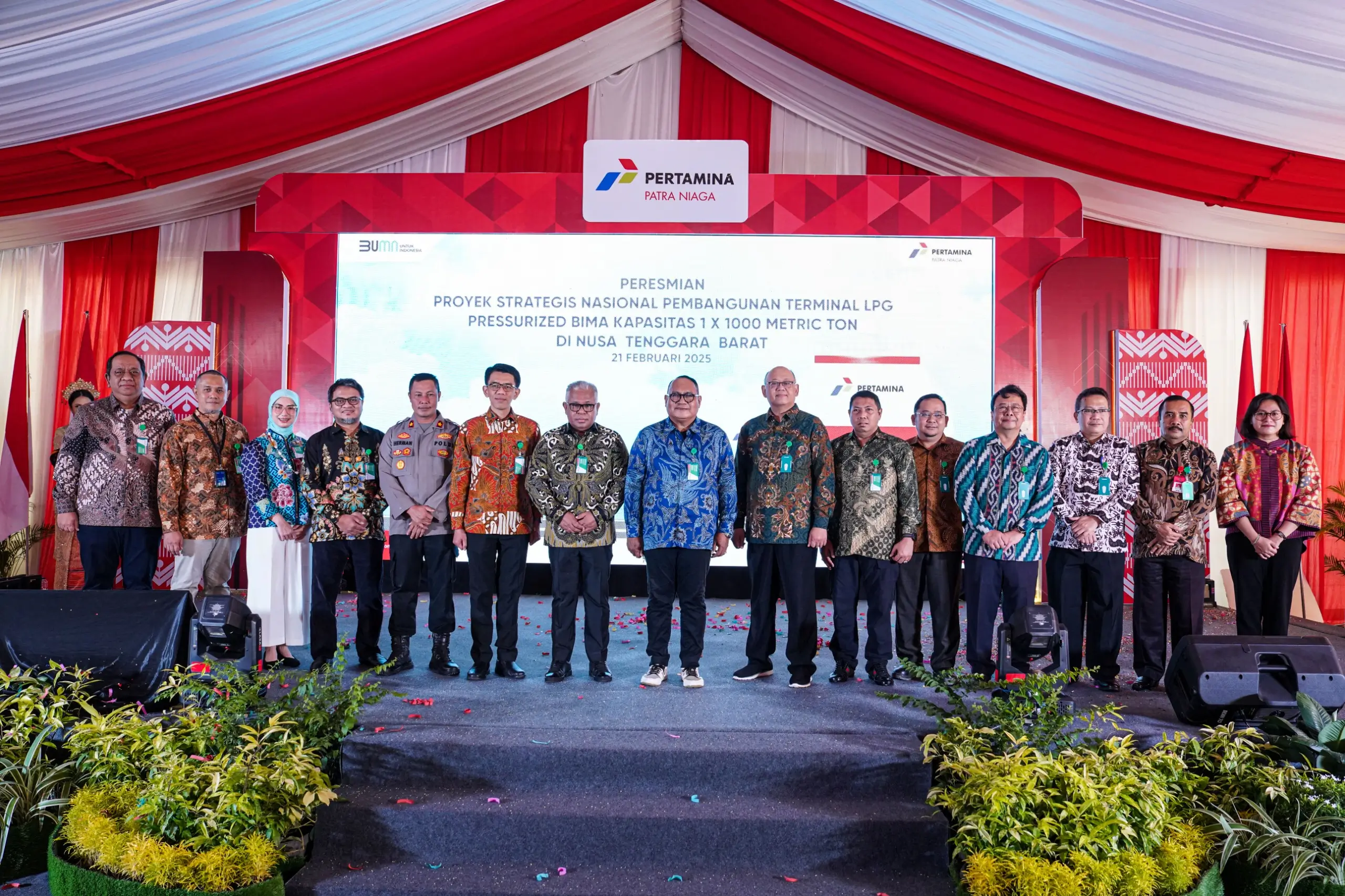 Peresmian Terminal LPG Bima   Komitmen Pertamina Perkuat Infrastruktur Energi Nasional di Indonesia Timur