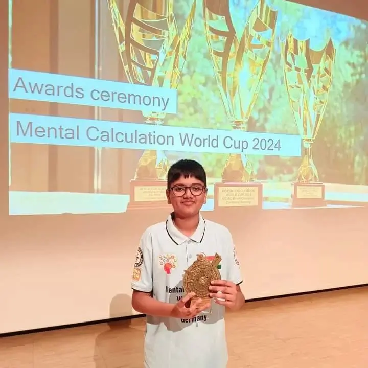 Wow  Aaryan Shukla Sang  Kalkulator Manusia  Pecahkan 6 Rekor Dunia Matematika dalam 1 Hari