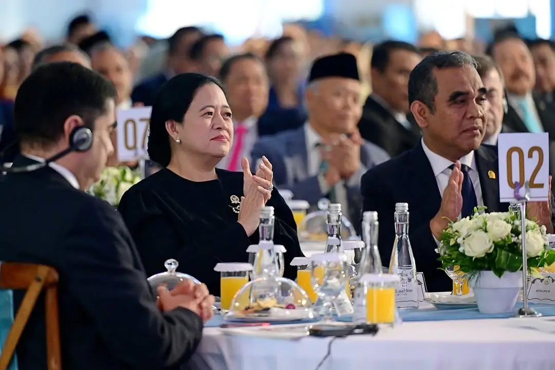 Ketua DPP PDIP Puan Maharani (kiri) dan Sekjen Partai Gerindra Ahmad Muzani (kanan). (Foto: Instagram/ahmadmuzani2)