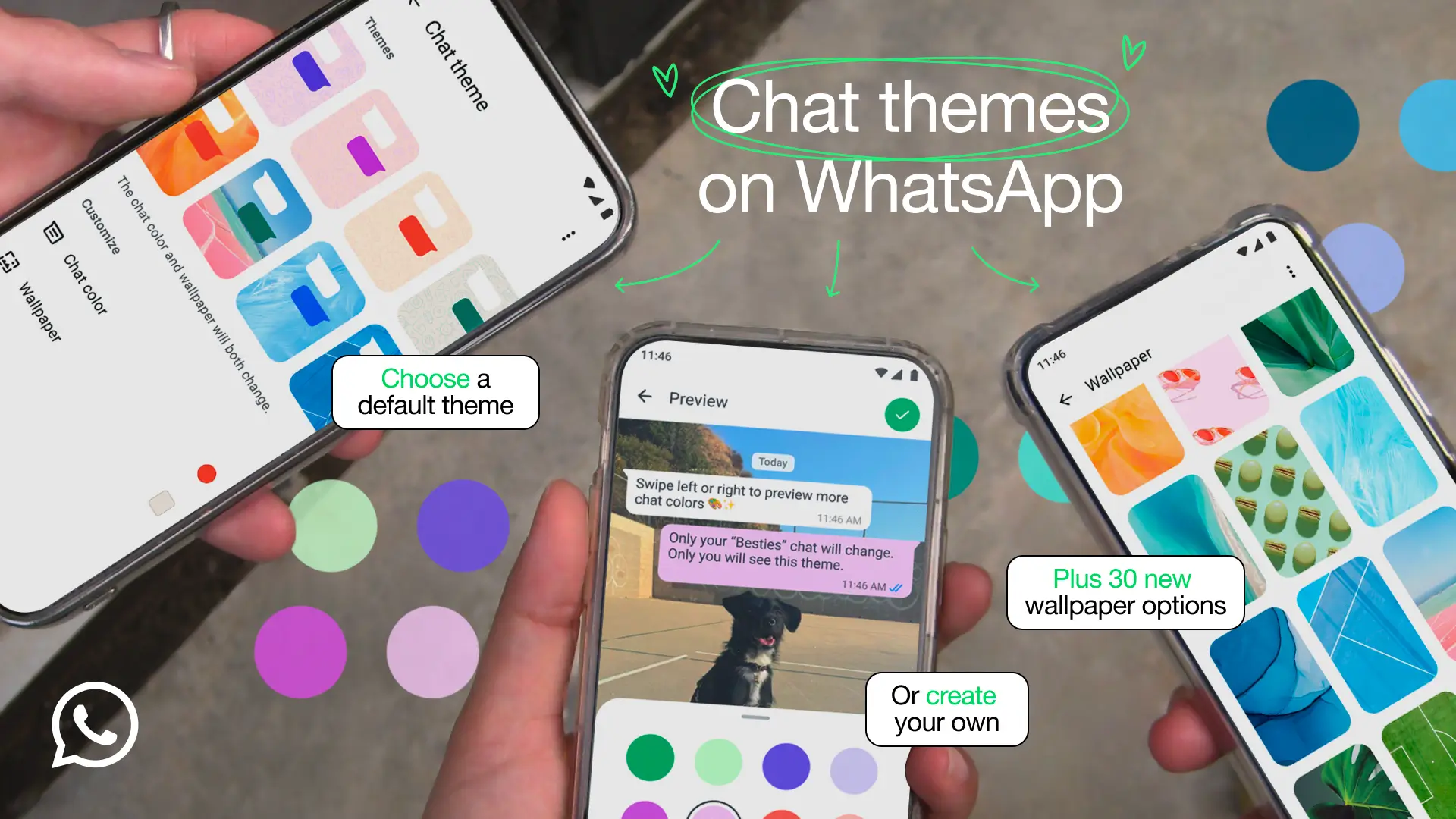 Foto: Fitur Tema di WhatsApp (dok. WhatsApp)