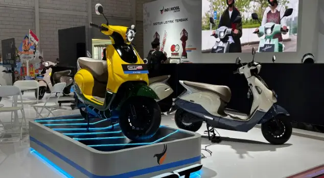 Indomobil E-Motor QT Pro di IIMS 2026. (Foto: ThePhrase.id/Rahma K)