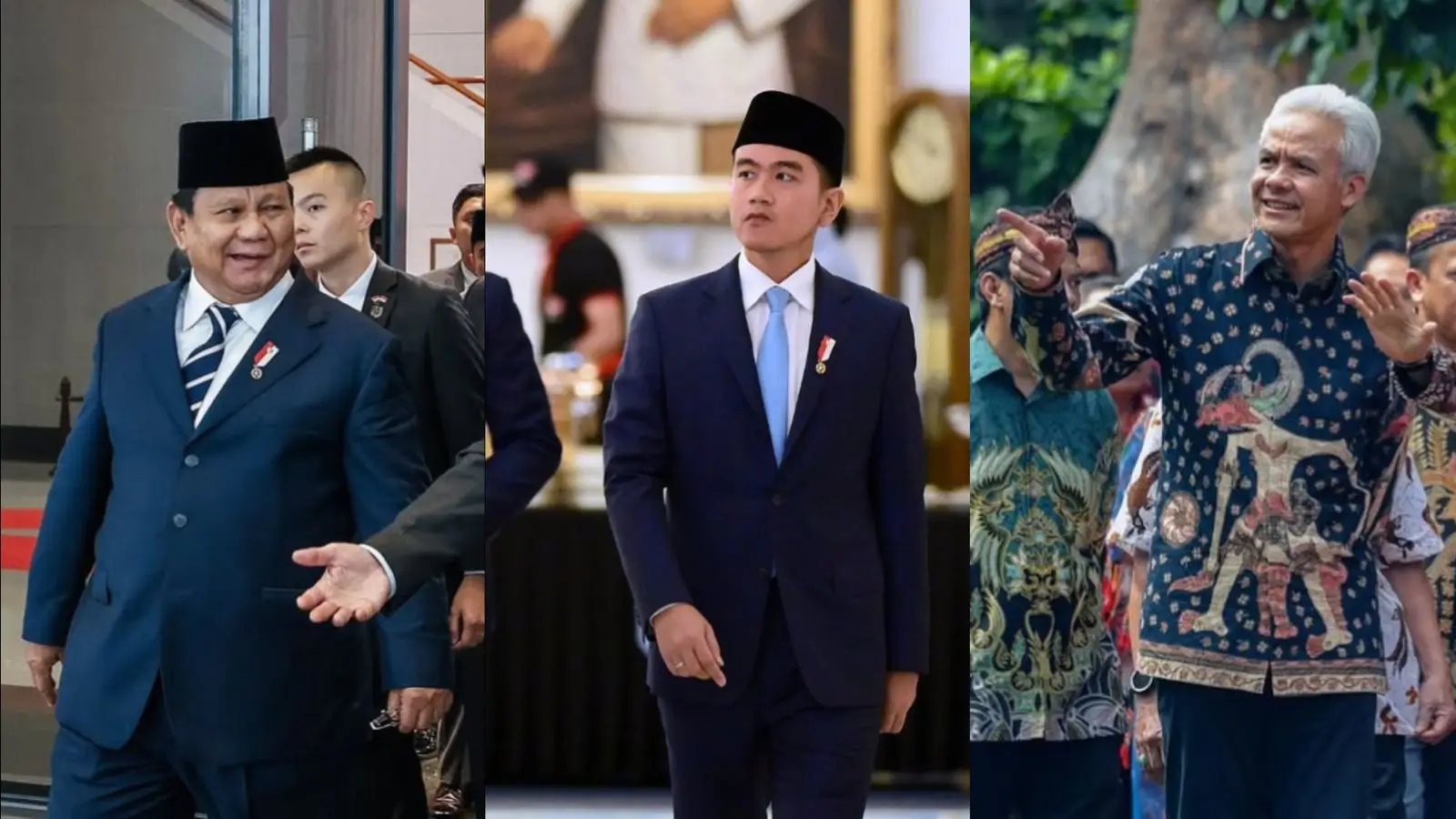 Survei Indonesian Public Institute: Prabowo, Gibran, dan Ganjar jadi Tiga Nama Teratas dalam Bursa Capres 2029