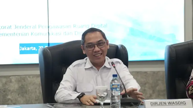 Foto: Direktur Jenderal Pengawasan RUang Digital Kemkomdigi, Alexander Sabar (dok. Komdigi)