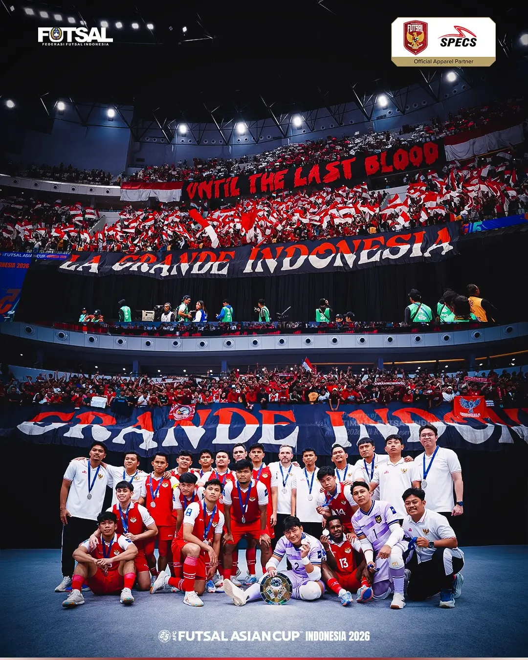 FFI Berharap Pemerintah Kucurkan Bonus ke Timnas Futsal Indonesia yang Jadi Runner-up Piala Asia 2026