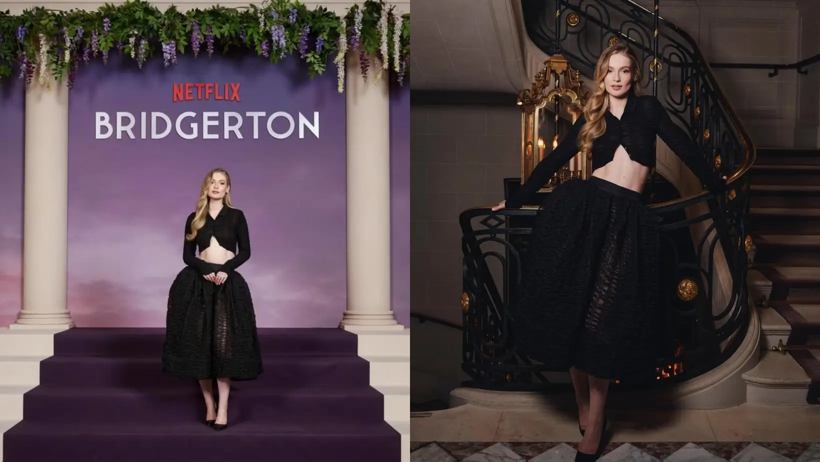 Inspirasi Outfit Elegan ala Hannah Dodd Pemeran Francesca dalam Serial Bridgerton