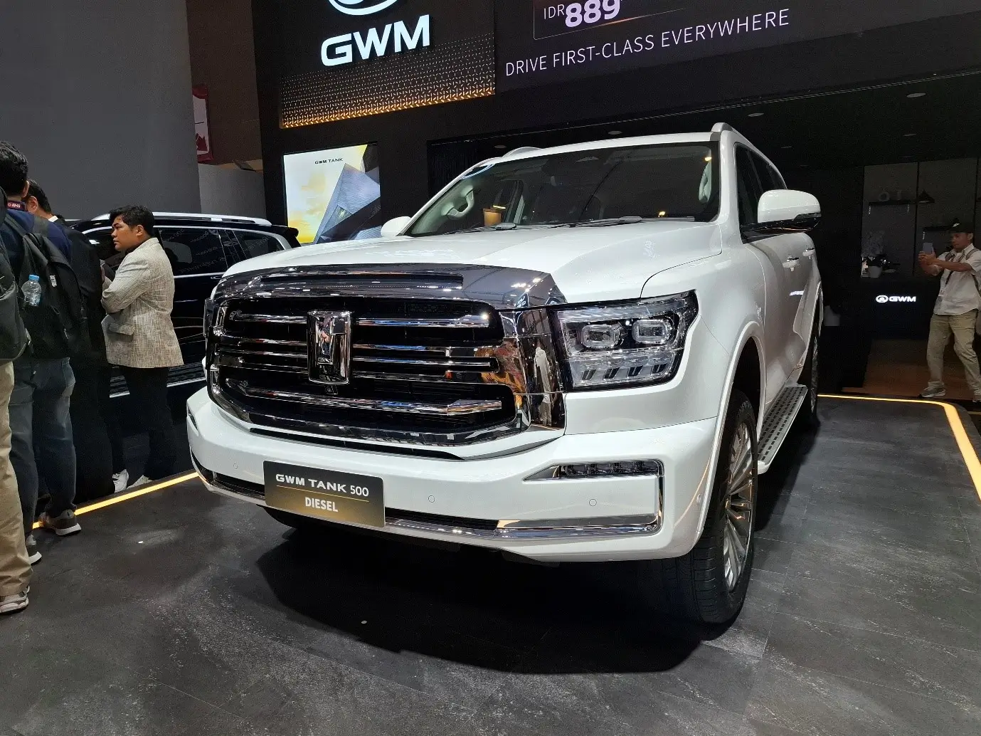 GWM Tank 500 Diesel di IIMS 2026. (Foto: ThePhrase.id/Firda Ayu)