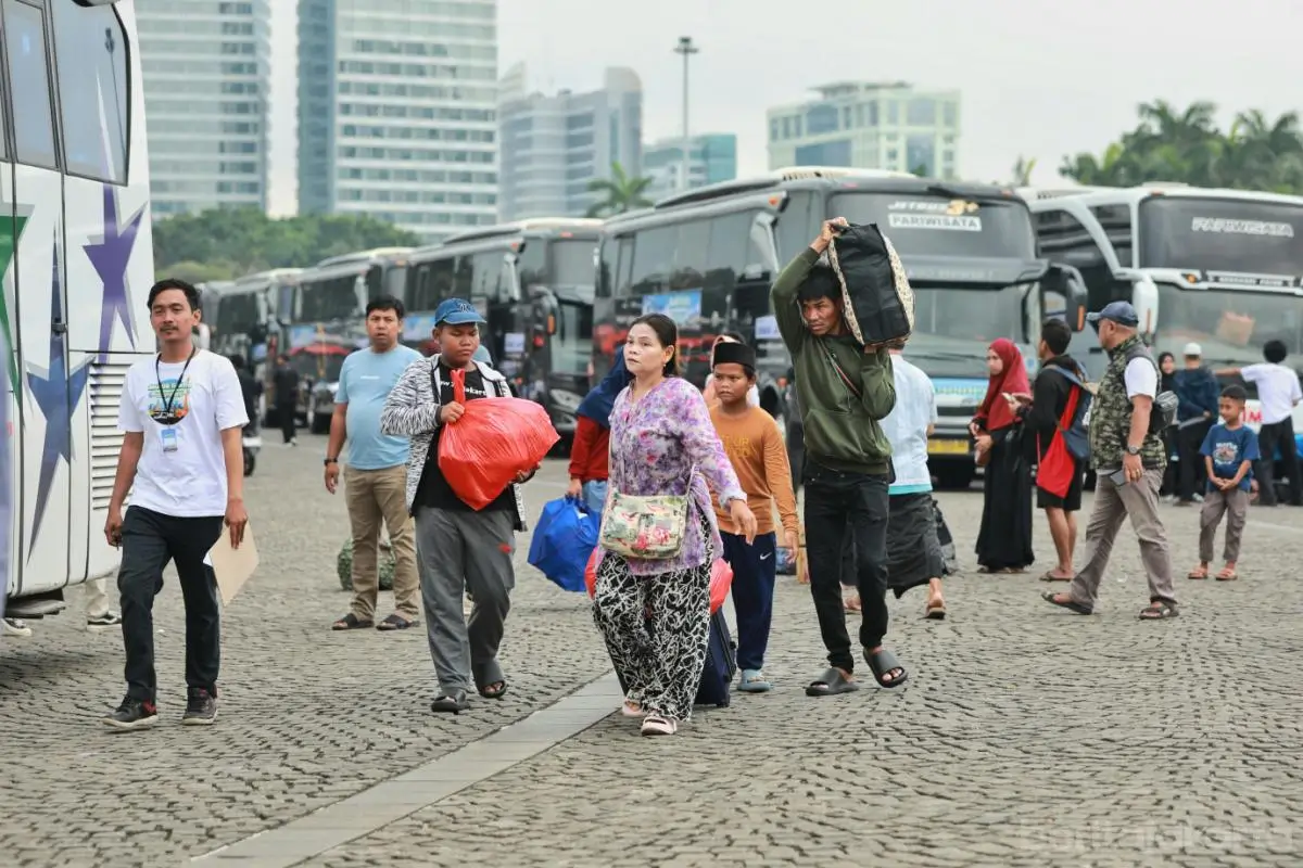 Foto: Program Mudik Gratis Pemerintah DKI Jakarta (beritajakarta.id/Reza Pratama Putra)