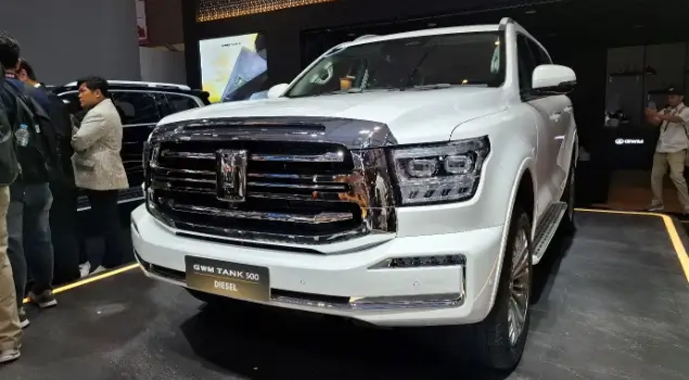 GWM Tank 500 Diesel di IIMS 2026. (Foto: ThePhrase.id/Firda Ayu)