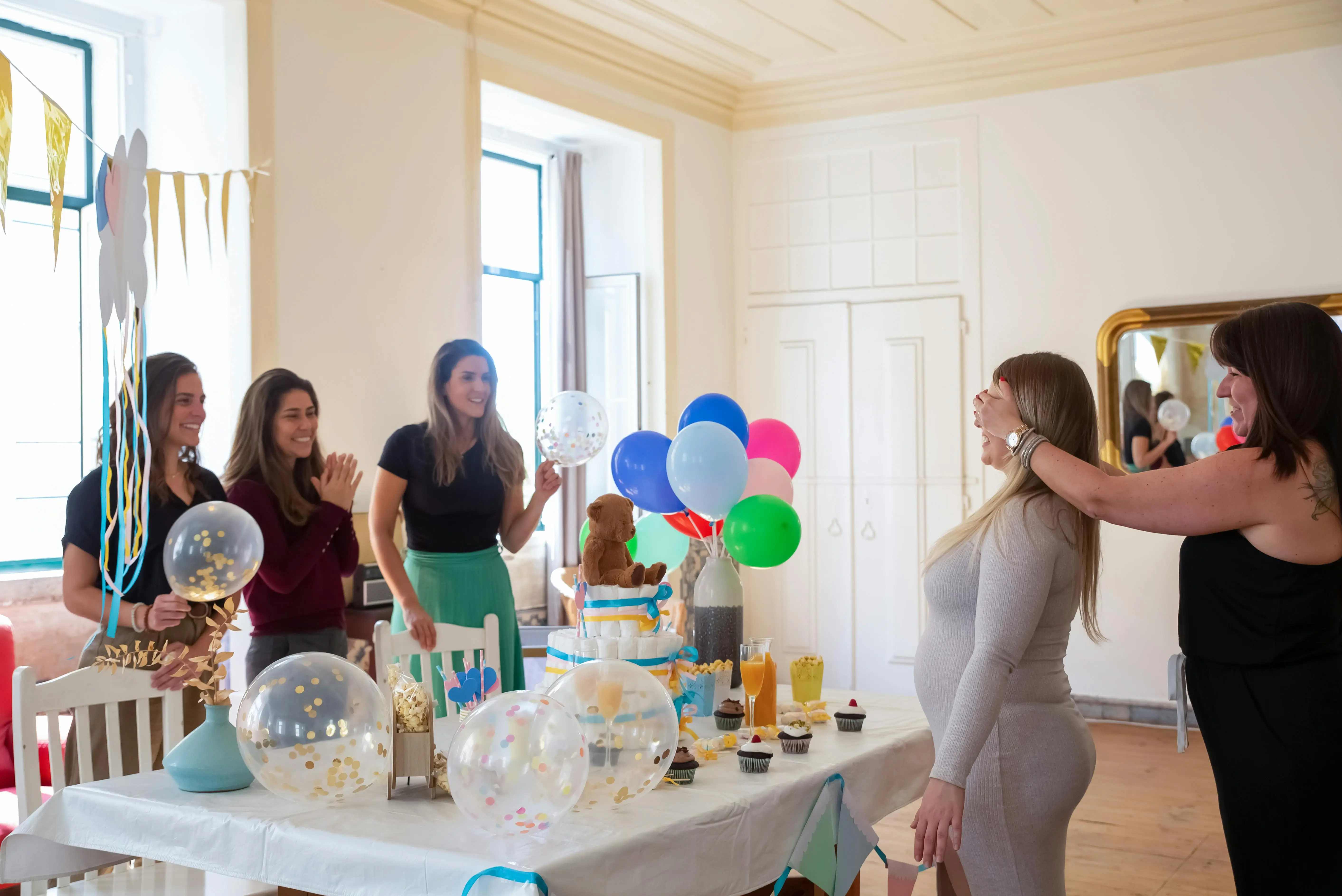 Ilustrasi perayaan baby shower. (Foto: Pexels/Kampus Production)
