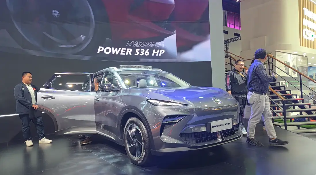 MGS5 EV di IIMS 2026. (Foto: ThePhrase.id/Syifaa)