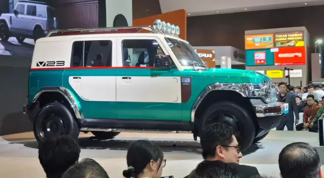 iCAR V23 di IIMS 2026. (Foto: ThePhrase.id/Firda Ayu)