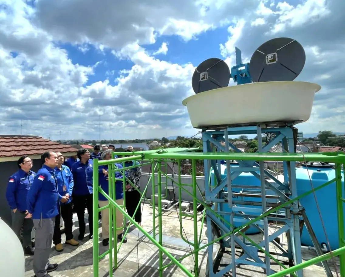 Foto: Radar Cuaca Non-Polarimetrik (dok. BMKG)