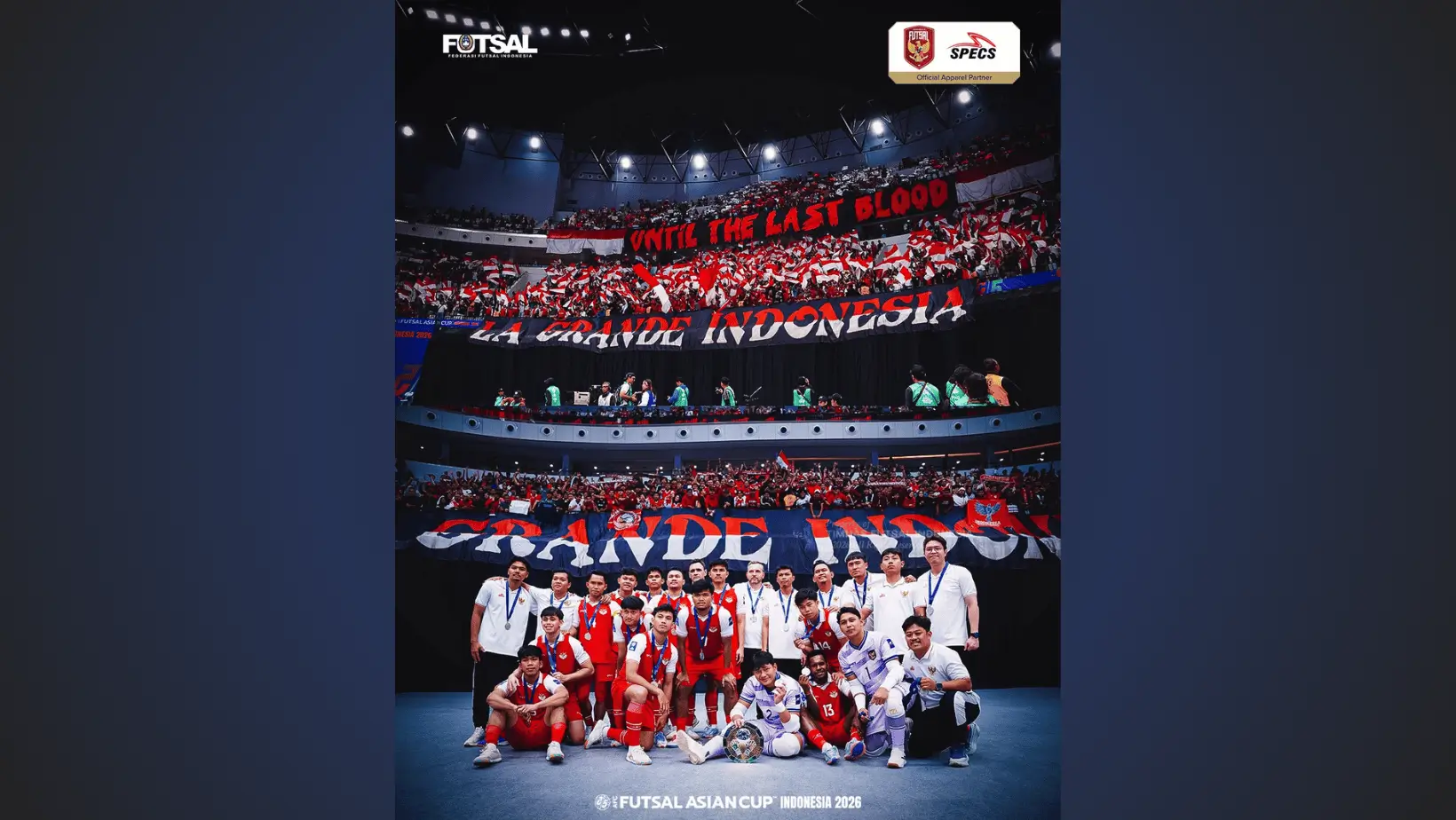 Capaian Terbaik, Timnas Futsal Indonesia Cetak Sejarah sebagai Runner-up Piala Asia 2026 