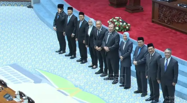 Rapat Paripurna Ke-13 DPR Masa Persidangan III Tahun Sidang 2025—2026 setujui delapan calon anggota Baznas periode 2025—2030. (Foto: Tangkapan layar YouTube/TVR Parlemen)