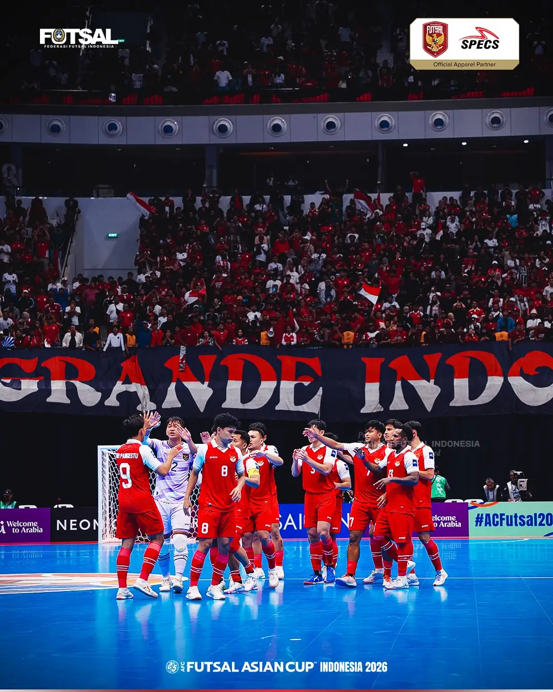 Penonton Masuk Lapangan di Piala Asia Futsal 2026 PSSI Kena Getahnya dan Didenda AFC Rp235 Juta