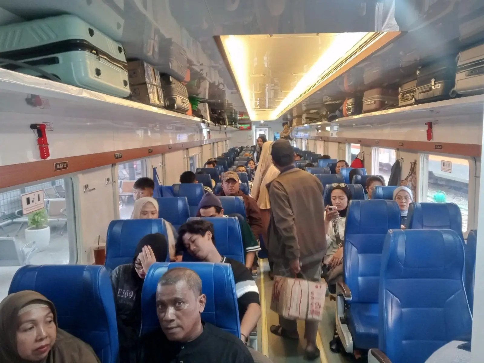 Foto: Ilustrasi Kereta Mudik (dok. KAI)