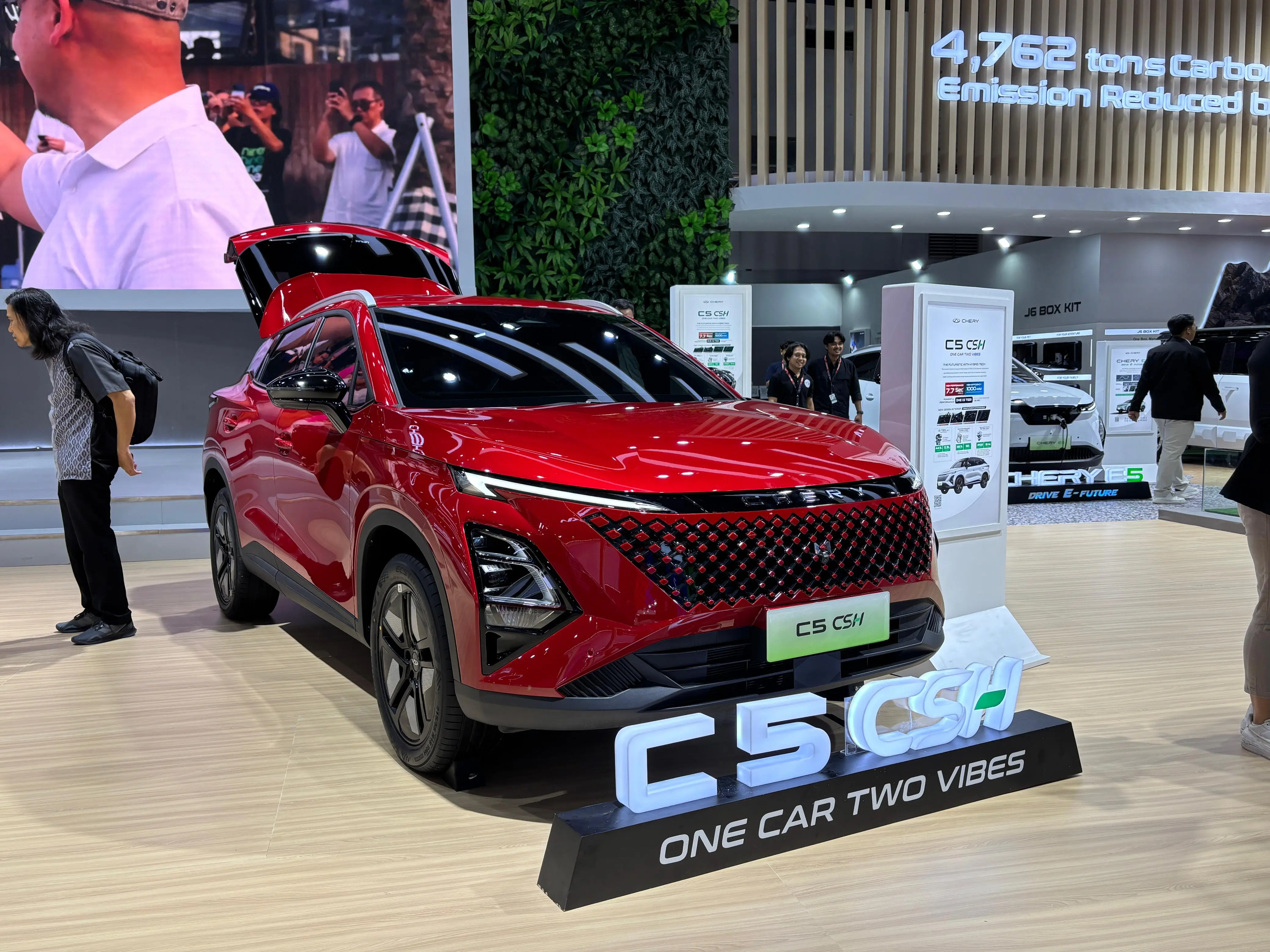 Chery C5 CSH di IIMS 2026. (Foto: ThePhrase.id/Rahma K)