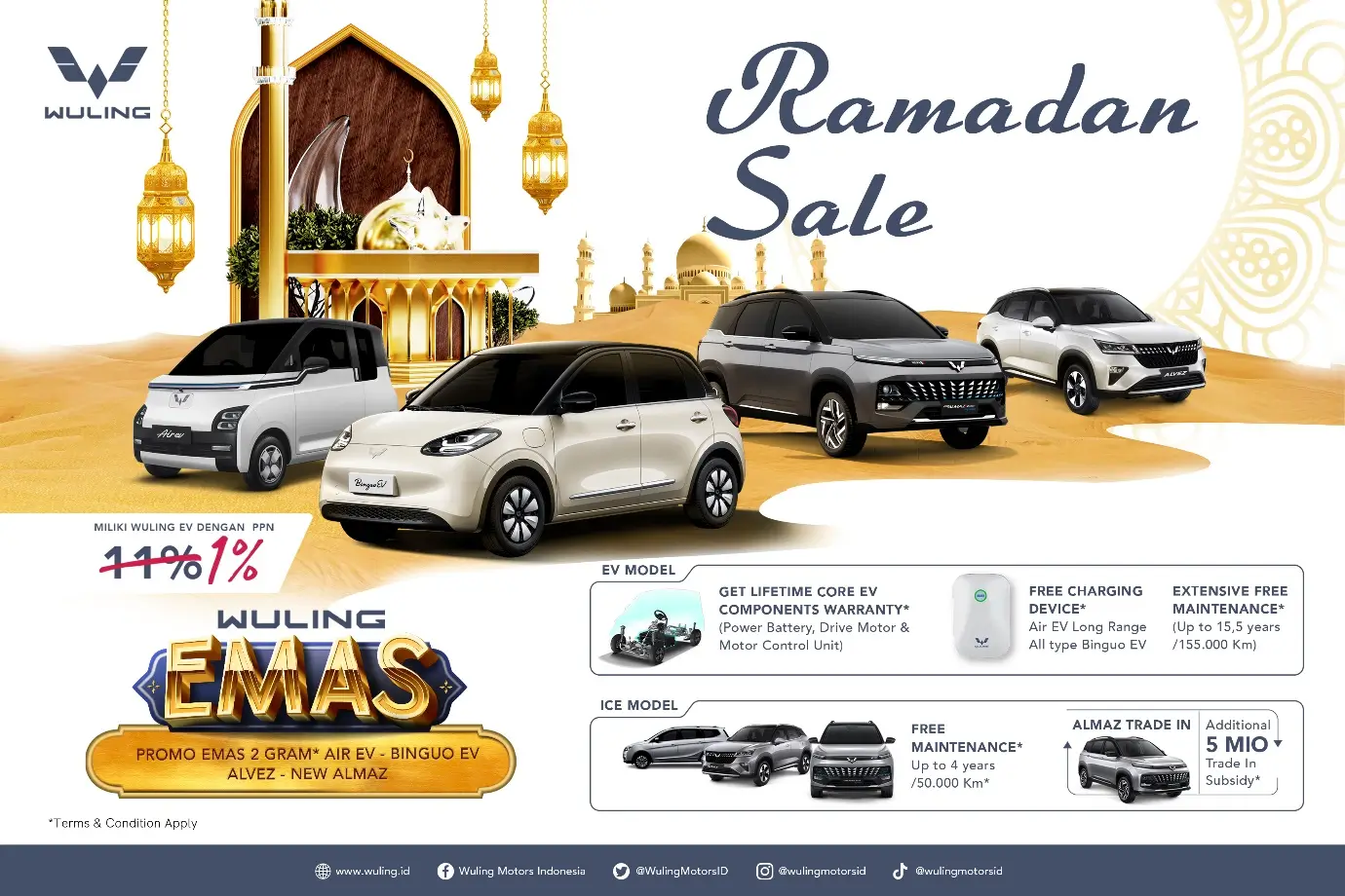 Sambut Ramadan  Wuling Tebar Promo    Ramadan Sale    yang Menarik 