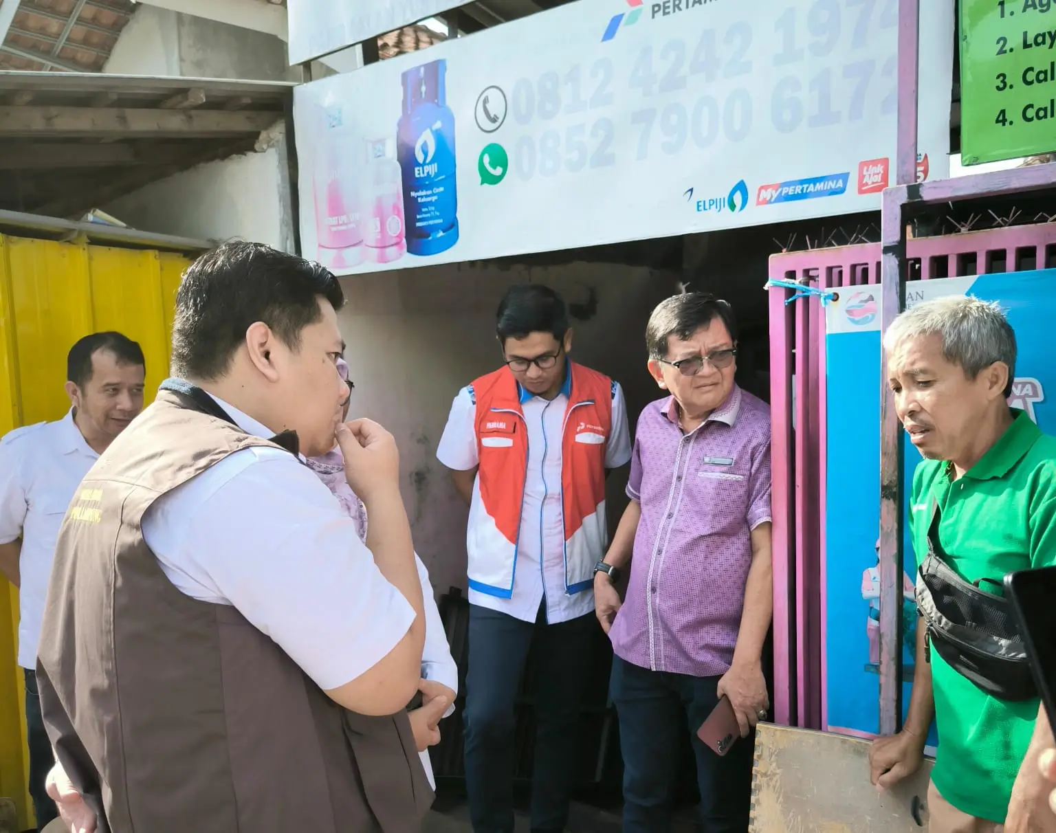 Pastikan Pasokan LPG Lancar  Pemprov Lampung Gandeng Pertamina Patra Niaga Turun Lapangan Cek Pangkalan Resmi