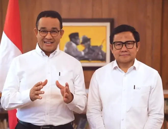Pasangan capres-cawapres nomor urut 1 Anies Baswedan-Muhaimin Iskandar menyampaikan sikap terkait hasil Pemilu 2024. (Foto: Instagram/aniesbaswedan)