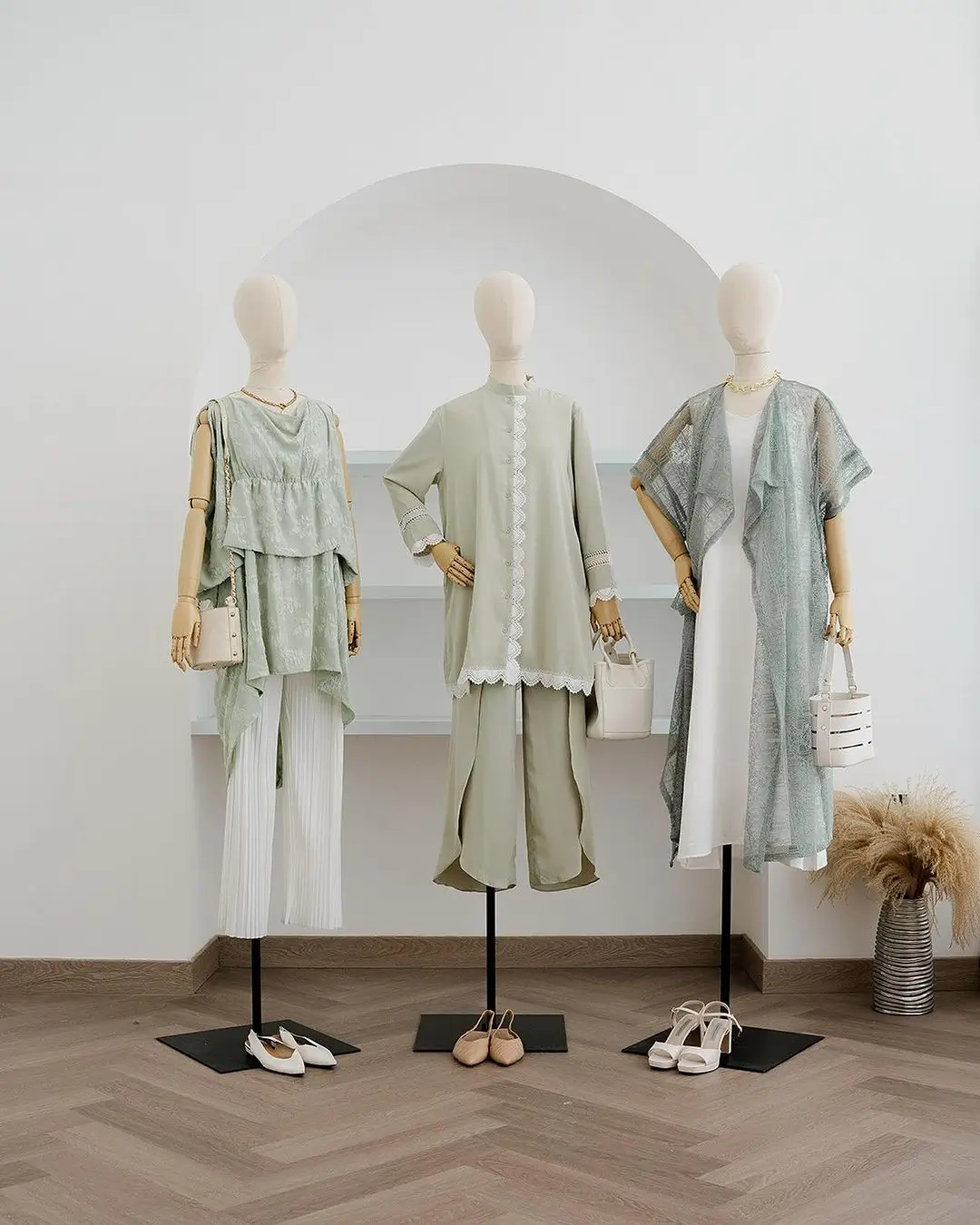 Inspirasi outfit Lebaran. (Foto: Instagram/thisisapril_)