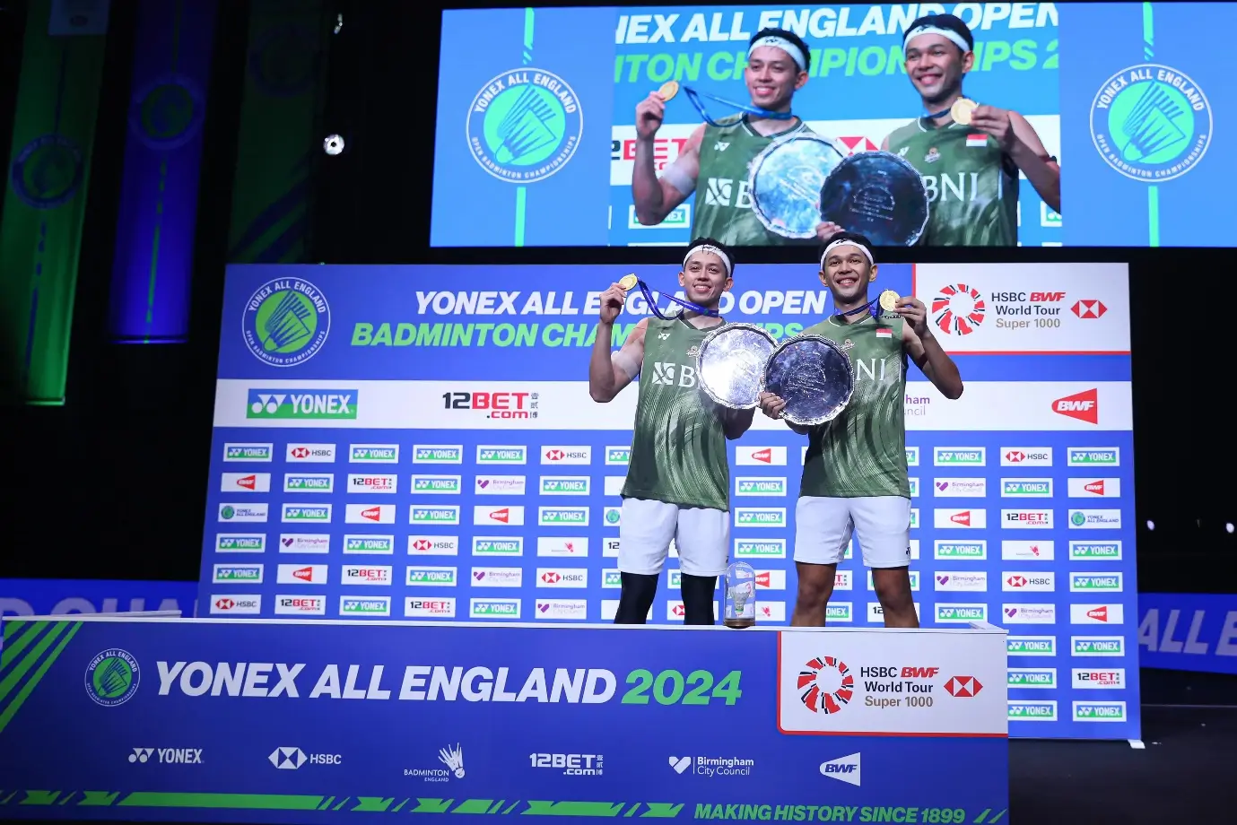 Bangga  Muhammad Rian Ardianto Raih Gelar Juara Back to Back All England pada Nomor Ganda Putra
